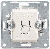 SCHNEIDER ELECTRIC Wessen59 Выключатель 1 клавиша 2Р скрытой установки белый без рамки без индикации (VS216-152-1-86)