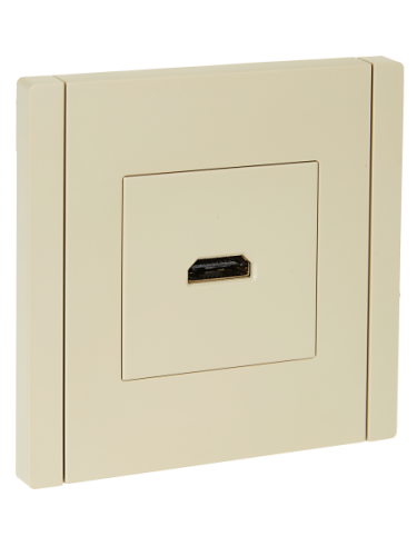 IEK FORTE&PIANO Розетка HDMI FP440 ваниль  (FP-H10-K10)