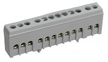 IEK Шина L фаза корпусный изолятор на DIN-рейку ШНИ-6х9-12-К-Ср (YNN10-69-12KD-K02)