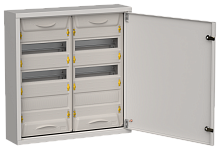 IEK TITAN 5 Корпус металлический ЩРн-72 (2х36) 585х570х140мм IP31 серый (одна дверь)  (TI5-50-N-2X036-31-7035)