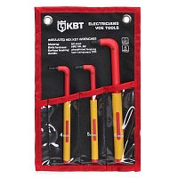 КВТ Набор диэлектрических имбусовых шестигранных ключей Профи НИИ-17 (73223)