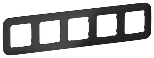 FLITE ARTISTIC Рамка 5-местная  черный (FI-M52-31-20-K02)