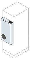 ABB Теплообменник настенный 710x370x130 (ВхШxГ) 35W (VS4235K)