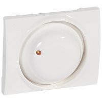 LEGRAND Galea Life Лицевая панель светорегулятора поворотного с подсветкой белый (771166 )