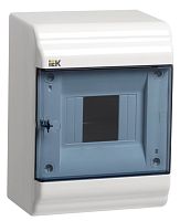 IEK Щит распределительный навесной ЩРн-П-4 пластиковый прозрачная дверь IP41 PRIME (MKP82-N-04-41-20)
