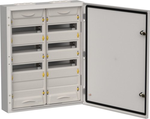 TITAN 5 Корпус металлический ЩРн-96 (2х48) 710х570х140 IP54 сер IEK