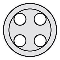 LEGRAND Celiane Лицевая панель двойной розетки Banana 2х067312 титан (068532 )