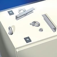 DKC Рым-болты для пультов и стоек управления  (4шт) (R5A34)