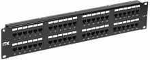 Патч-панель ITK 2 юнита категория 6 UTP 48 портов (Dual)