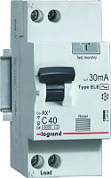 LEGRAND Выключатель автоматический дифференциального тока АВДТ RX3 6000 6 кА, тип характеристики С 1П+Н 230 (419399 )