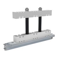 EKF Шинодержатель 3Р стационарный для горизонтальных  шин 5/10 мм  AVERES (ABSF3P)