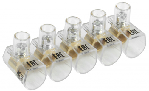 IEK Зажим винтовой концевой изолированный КЗВИ 10 мм2 5x1 (UZVK-10-5) IEK Зажим винтовой концевой изолированный КЗВИ 10 мм2 5x1 (UZVK-10-5)