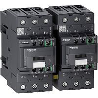 SCHNEIDER ELECTRIC Контактор реверсивный 3P EVERLINK AC3 440В 65A катушка управления 100-250В AC/DC (LC2D65AKUE)