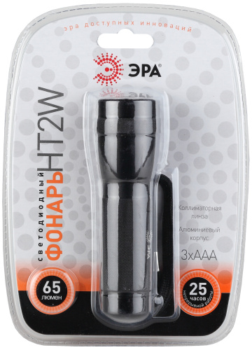 ЭРА HT2W Фонарь  1.5W LED, алюм, коллиматор, 3хААА, бл  (20/120/1440)  (C0034796) фото 3