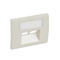 LEGRAND Galea Life Лицевая панель для розетки VDI категория 5е жемчужный (771558 )