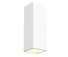 ВАРТОН Светильник светодиодный WL-Cube настенный10W 4000K 80х80х230мм угол 60° IP54 RAL9010 белый матовый (V1-R5-Y0513-21000-5401040)