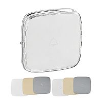 LEGRAND Valena ALLURE Лицевая панель для кнопочного выключателя с держателем маркировки/с подсветкой прозра (755115 )