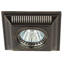 ЭРА Светильник литой  MR16,12V/220V, 50W бронза KL61 SB   (Б0017106)
