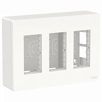 SCHNEIDER ELECTRIC UNICA SYSTEM+ БЛОК открытой установки 3х2 БЕЛЫЙ (NU123418)