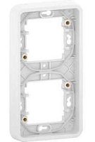 SCHNEIDER ELECTRIC MUREVA S рамка, 2-постовая, вертикальная, белый,IP55 (MUR39151)