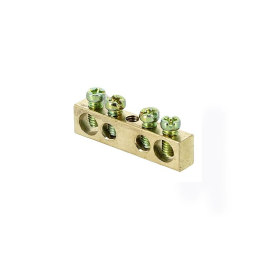 EKF Шина нулевая PE 63.04  (латунь) (sn0-63-04) фото 2