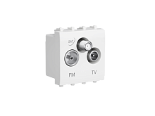 DKC Avanti TV-FM-SAT ''Белое облако'', 16A, 2 модульный (4400532)