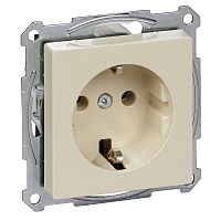 SCHNEIDER ELECTRIC Sys M Розетка без шторок бежевая SCHUKO (MTN2301-0344)