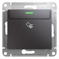 SCHNEIDER ELECTRIC GLOSSA Карточный Выключатель схема 6 графит (GSL001369)
