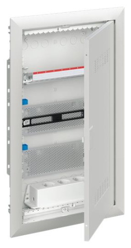ABB Шкаф мультимедийный с дверью с радиопрозрачной вставкой UK636MW  (3 ряда)  (UK636MW)  (2CPX031387R9999)