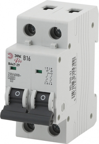 ЭРА  Pro Автоматический выключатель NO-900-95 ВА47-29 2P 32А кривая B  (6/90/1890) (Б0031790)