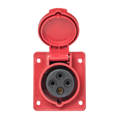 EKF Розетка кабельная 16А 3Р+Е IP44 скрытая 380В 414 (ps-414-16-380) фото 2