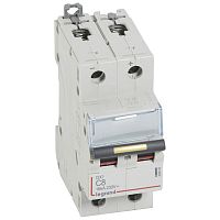 LEGRAND Выключатель автоматический двухполюсный 8А C DX3 10/16kА DC (409566 )