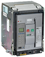 IEK Воздушный автоматический выключатель переменного тока ВА77 выдвижного исполнения 3 полюса типоразмер A 65кА 1600А EA с набором аксессуаров: мотор привод катушка включения катушка отключения MASTER IE (MI-ACB10-3WA-065-1600-ACF)
