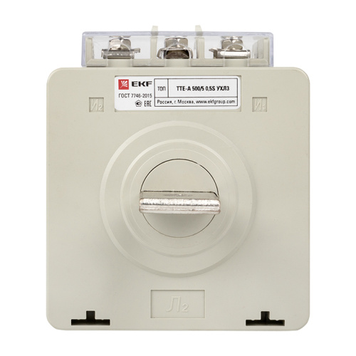 EKF Трансформатор тока ТТЕ-A-500/5А с клеммой напряжения класс точности 0,5S  PROxima (tte-S-500-0.5S) фото 2