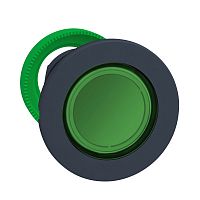 SCHNEIDER ELECTRIC Головка кнопки 22мм, зеленая, с подсветкой, с задержкой, заподлицо, пластик (ZB5FH033)