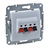 SCHNEIDER ELECTRIC Sedna АудиоРозетка двойная белая (SDN5400121)