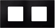 SIMON Рамка-декор на 2 поста для 2700620-03., S27Pl, чёрный (2700627-071)