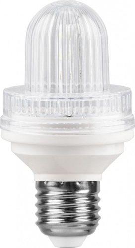 FERON Лампа светодиодная LED 2вт Е27 строб прозрачный 6400К (LB-377) (25929)