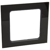 LEGRAND Рамка, 2х5 модулей, черное стекло (069307 )