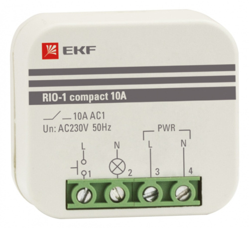 EKF Реле импульсное RIO-1 compact 10А PROxima (rio-1k-10)