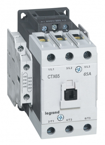 LEGRAND Контактор CTX3 65 3P 65A  (AC-3) 2но2нз ~415В (416179 )