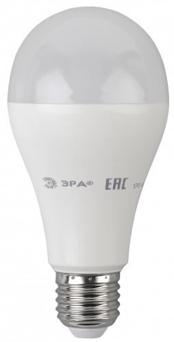 ЭРА Лампа светодиодная ECO LED A65-20W-840-E27  (диод, груша, 20Вт, нейтр, E27  (10/100/1200)  (Б0031710)
