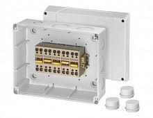 HENSEL Коробка клеммная 5-полюсная 1.5-4 кв.мм 139х119х49 IP54 серая для кабель-канала (DPC 9225)