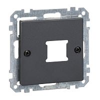 SCHNEIDER ELECTRIC Центральная плата для розетки RJ11/RJ45 1 пост антрацит (MTN291114)