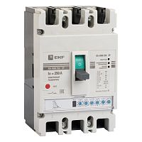 EKF Выключатель автоматический ВА-99М 250/250А 3P 50кА с электронным расцепителем  PROxima (mccb99-250-250me)