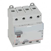 LEGRAND Выключатель дифференциального тока  (УЗО) DX3 4П 40А А 300мА N справа (411780 )