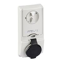 SCHNEIDER ELECTRIC ПАНЕЛЬНАЯ РОЗЕТКА UNIKA С ДЕРЖ ПРЕДОХР 16A 3P-E 480-500 IP44 (82137)