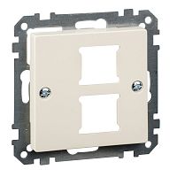SCHNEIDER ELECTRIC Центральная плата для розетки RJ11/RJ45 2 поста бежевый (MTN291644)