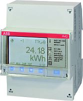 ABB Счетчик электроэнергии однофазный многотарифный A42 413-200 1/6А кл1 трансформаторное включение c тарификатором 2входа/выход (2CMA100099R1000)