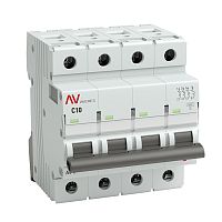 EKF Выключатель автоматический AV-10 4P 10A  (C) 10кА AVERES (mcb10-4-10C-av) EKF Выключатель автоматический AV-10 4P 10A  (C) 10кА AVERES (mcb10-4-10C-av)